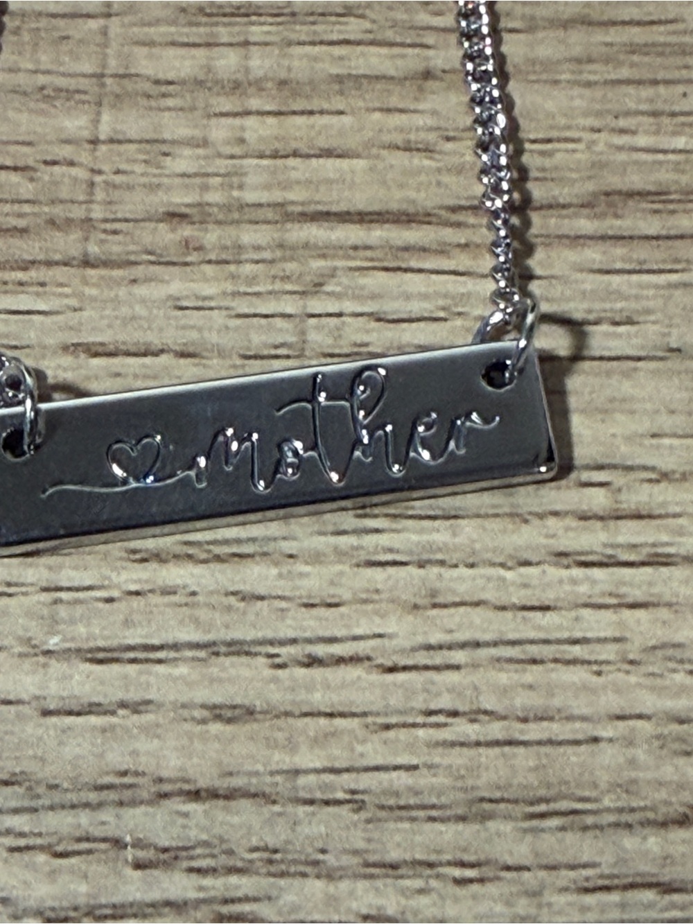 paparazzi Silver Bar Necklace with Dangle Chain Earrings